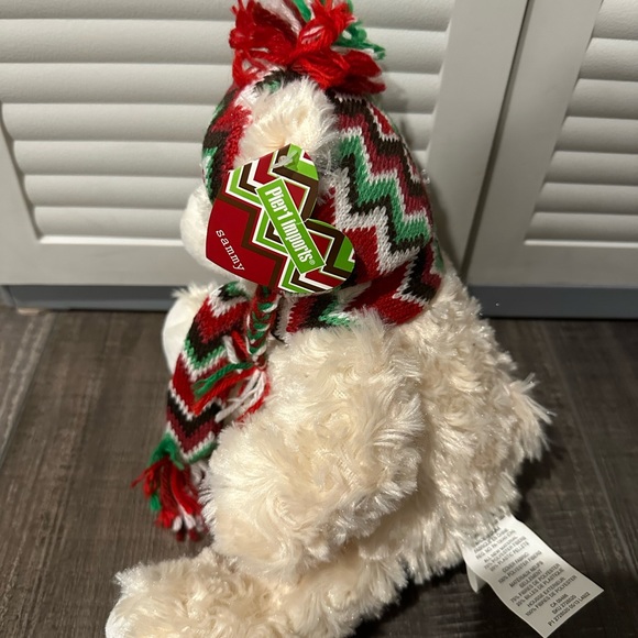 Pier 1 Imports "Sammy " 13" Plush Stuffed Teddy Bear Winter Hat Scarf Cuddle Toy - Picture 2 of 7